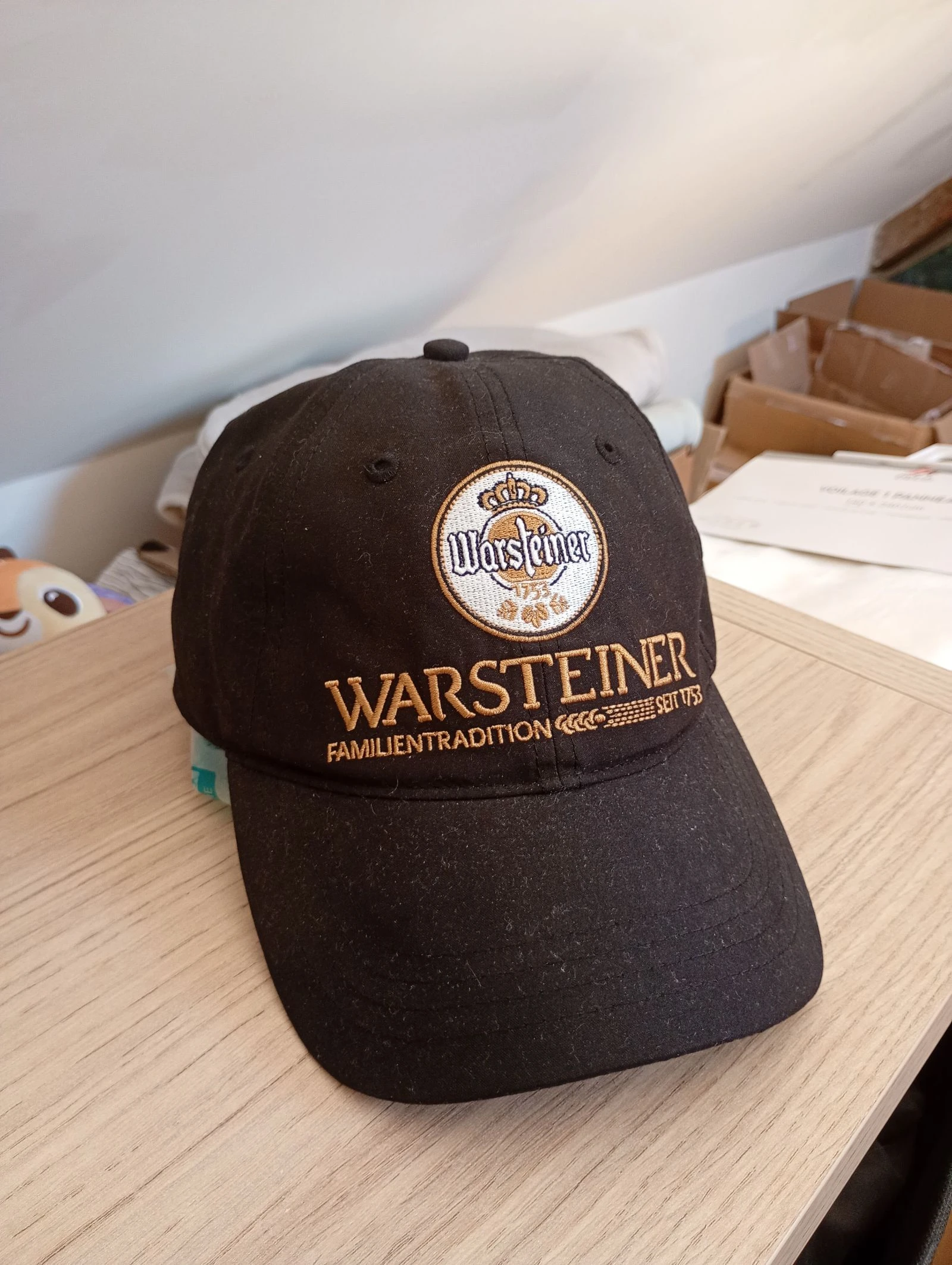 Gorra vintage publicitaria ajustable negra – photo 6